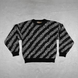 Vintage 80s-90s Saturdays Acrylic and Wool Blend Crewneck Sweater Men's Large